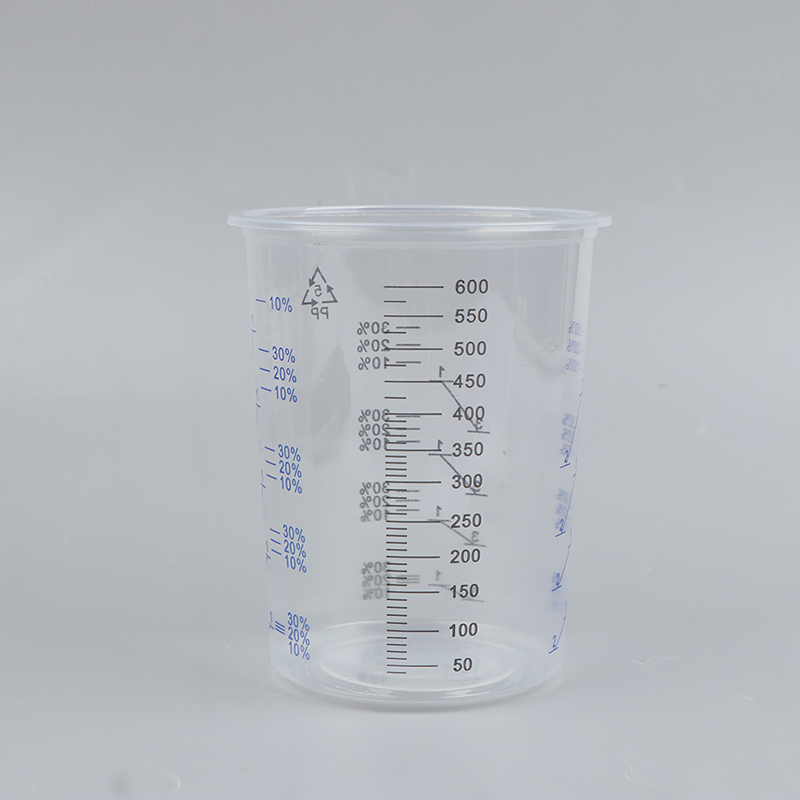Plastic Cup 50Pcs - 10/50Pcs 600ml Disposable Clear Plastic Paint