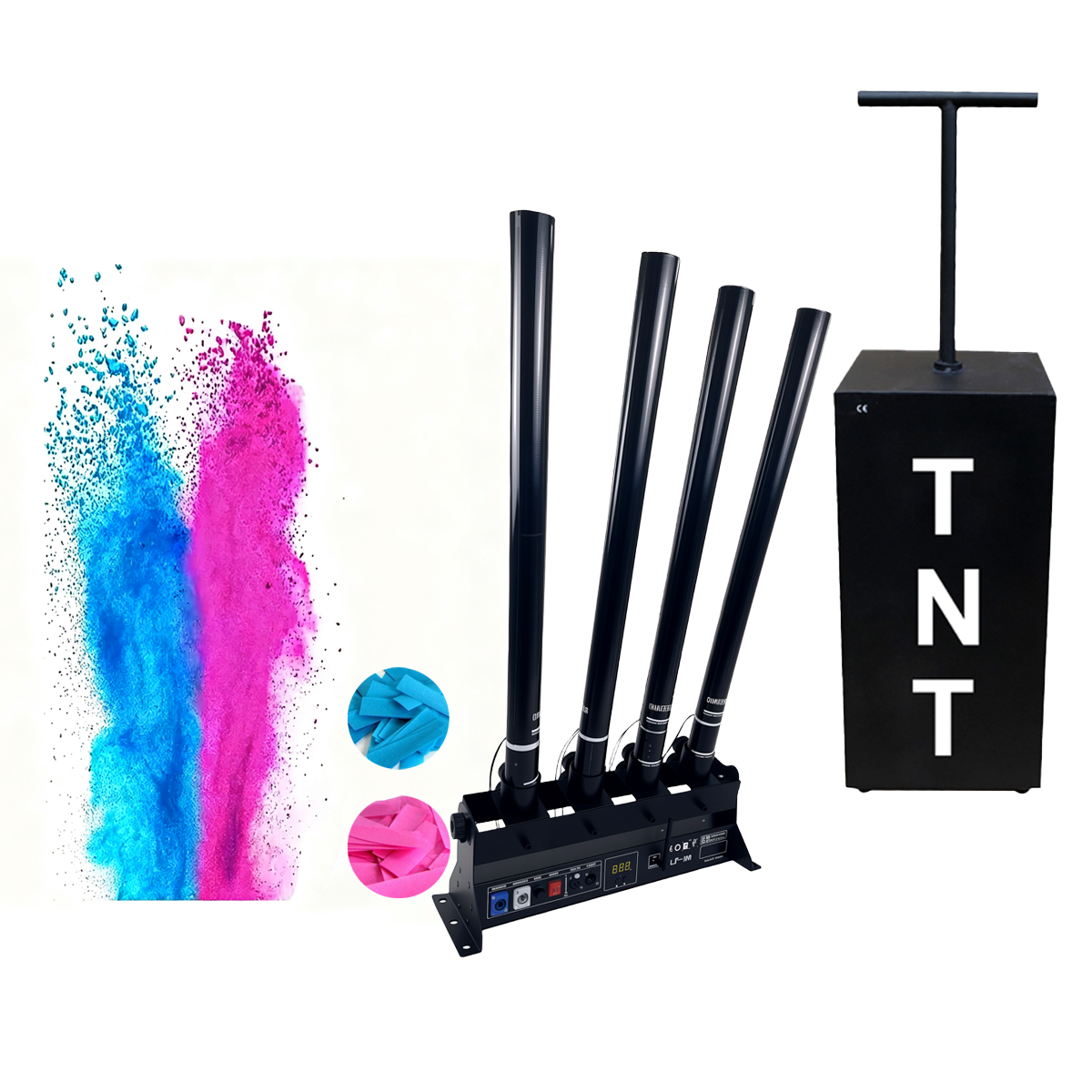 Electric Gender Reveal Smoke B - Confetti Cannon Tube review and price
