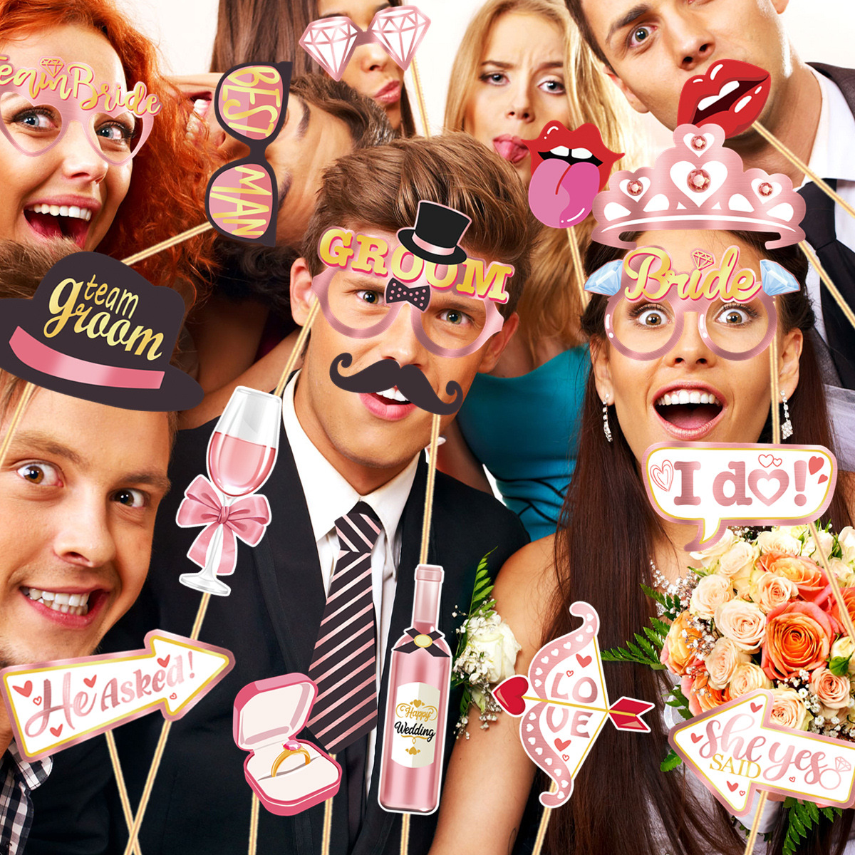Wedding Funny Photo Booth Prop - Photo Booth Frame review and price