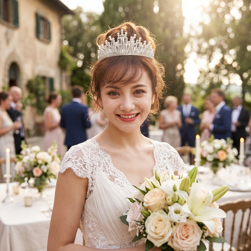 Bridal Pearl Crown Headpiece E - Event & Party Supply review and price