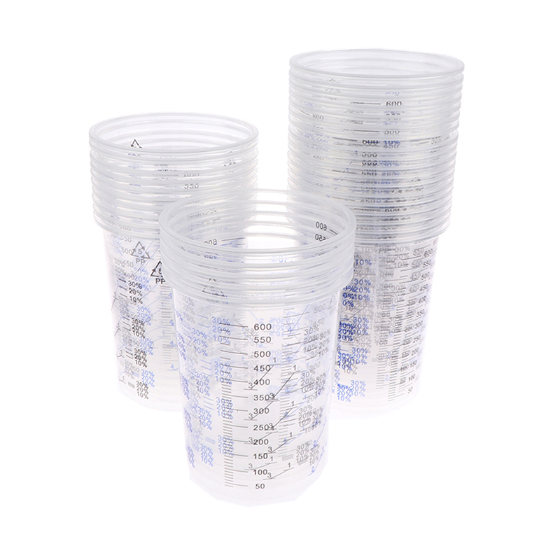 10/50Pcs 600ml Disposable Clea - Plastic Cup 50Pcs review and price