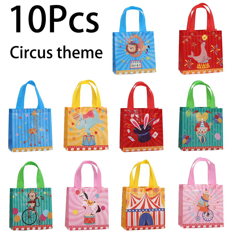 10Pcs Cute Circus Theme Non-wo - Event Party Shop review and price