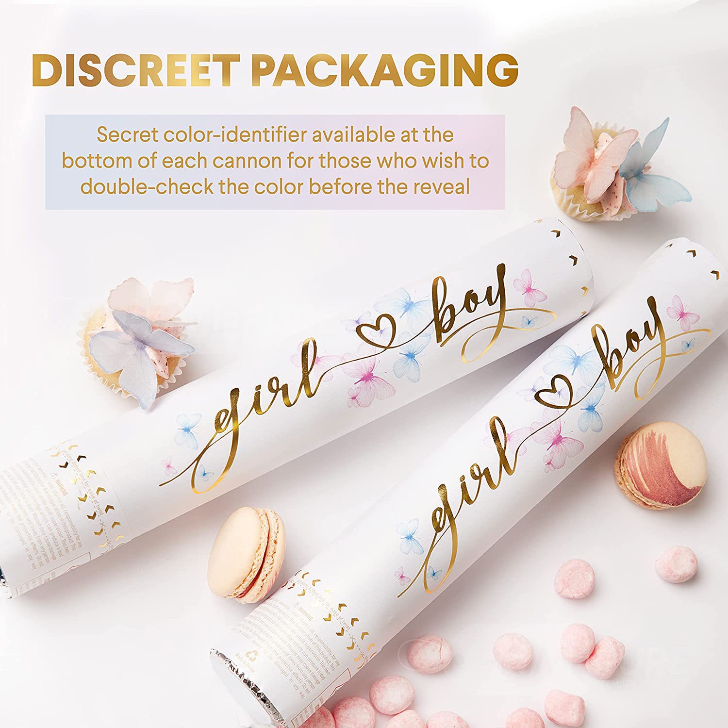 Gender reveal party confetti c - Confetti Cannon Tube review and price