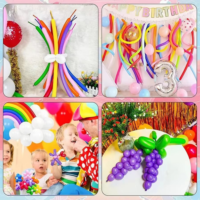 50~200pcs Spiral Balloons Colo - Balloon Pump Hand review and price