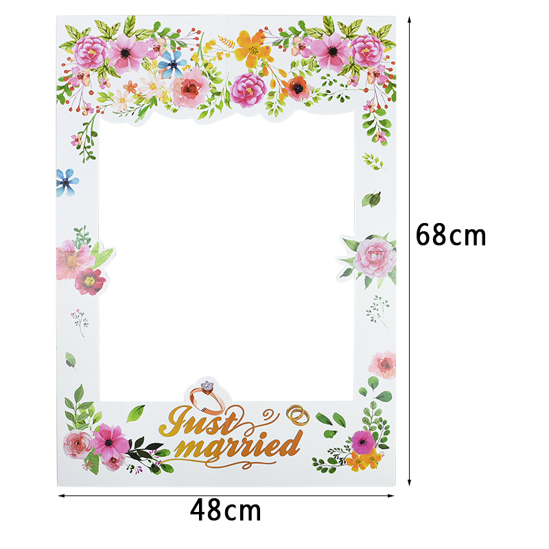 68cm * 48cm Wedding Photo Boot - Photo Booth Frame review and price