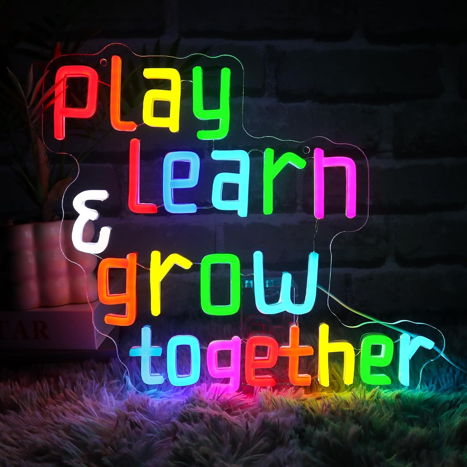 Play Learn Grow Together Neon  - Neon Sign Party review and price