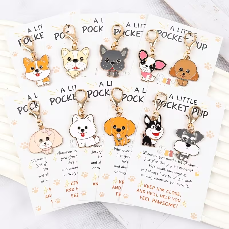 10 Cute Cartoon Puppy Keychain - Supply Event review and price