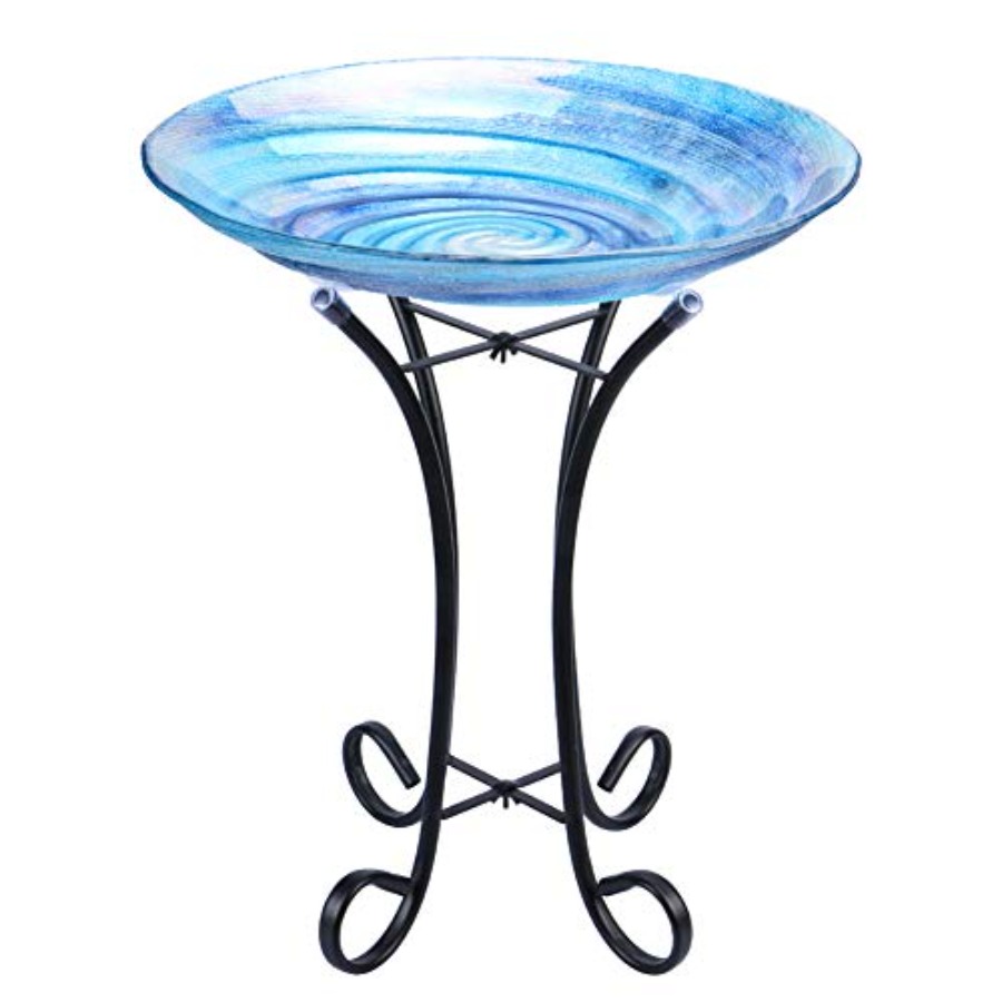 MUMTOP Outdoor Glass Birdbath  - Event Support review and price