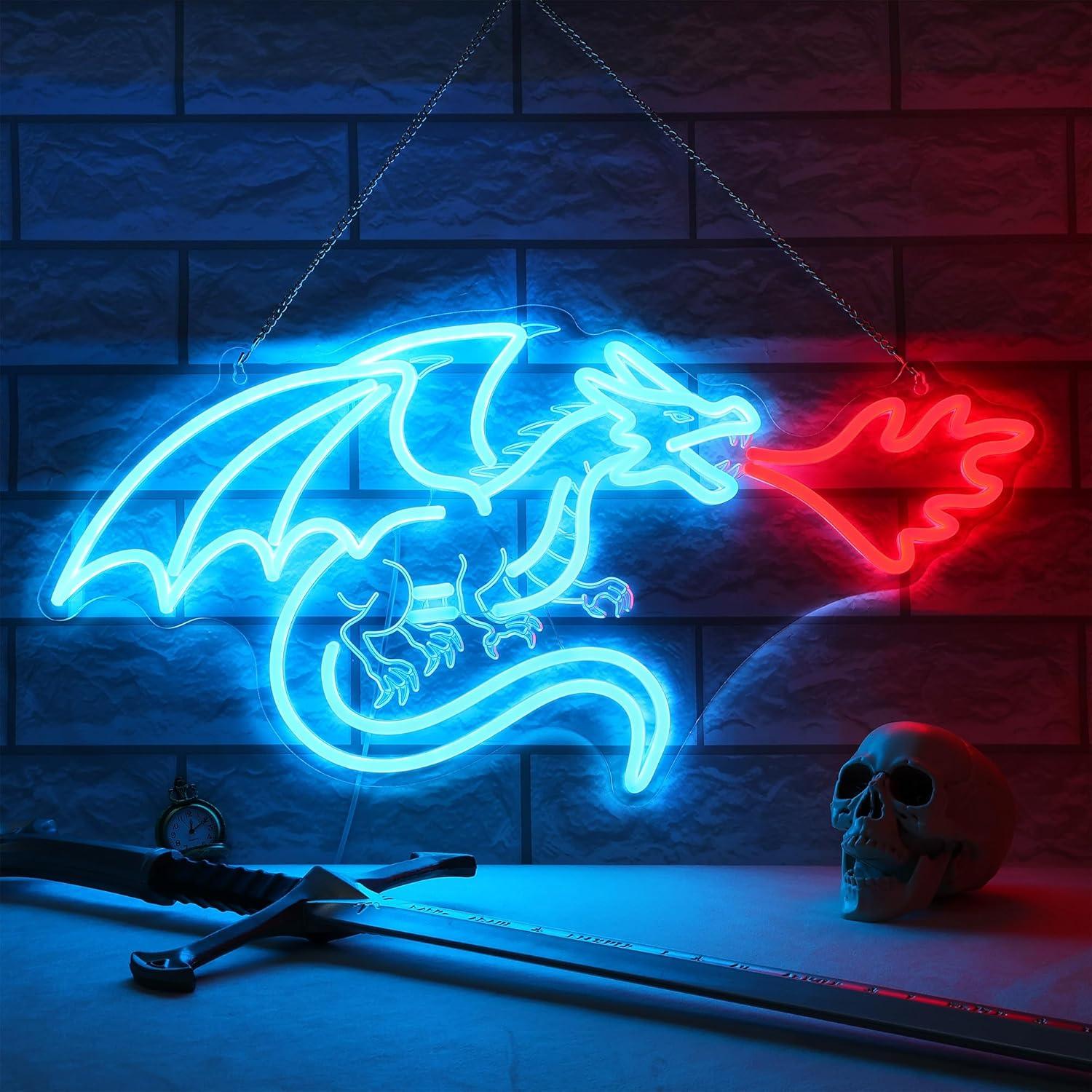 Dragon Neon Sign LED Dimmable  - Neon Sign Party review and price