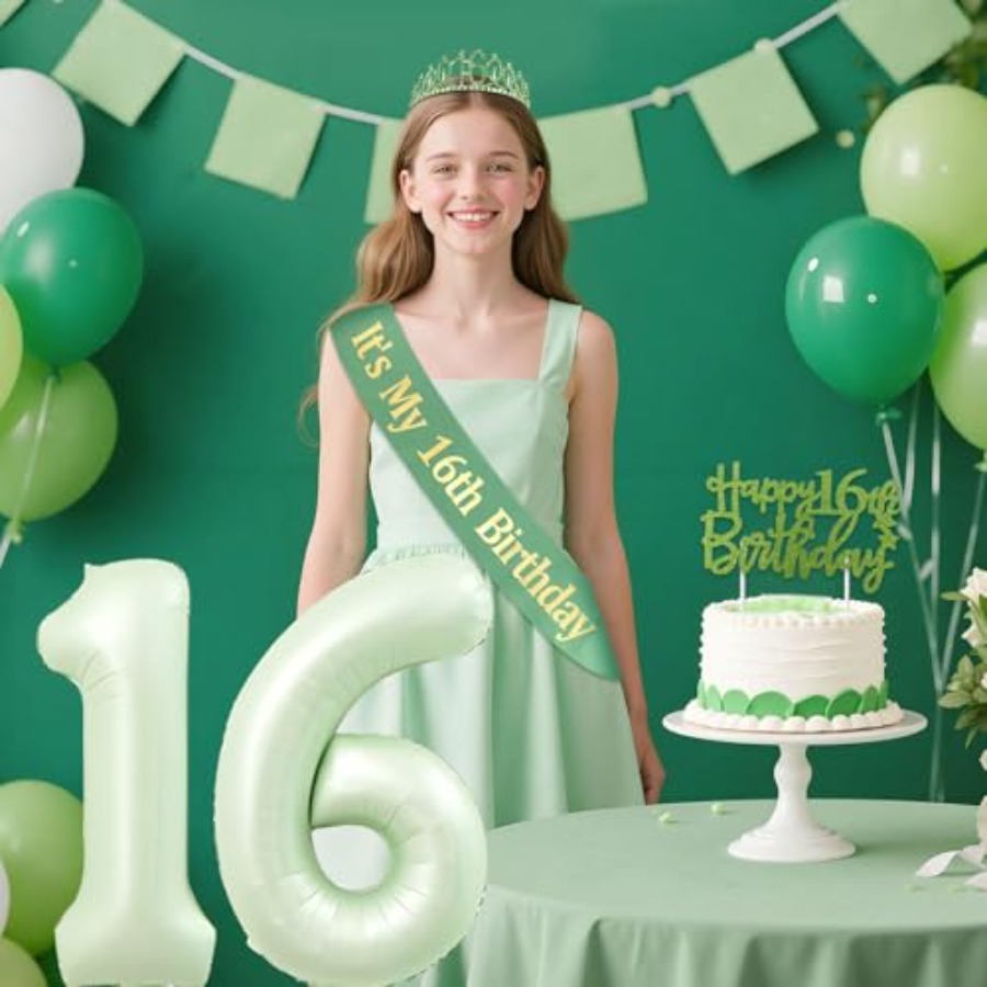 Birthday Decorations for Girls - Birthday Sash Glitter review and price