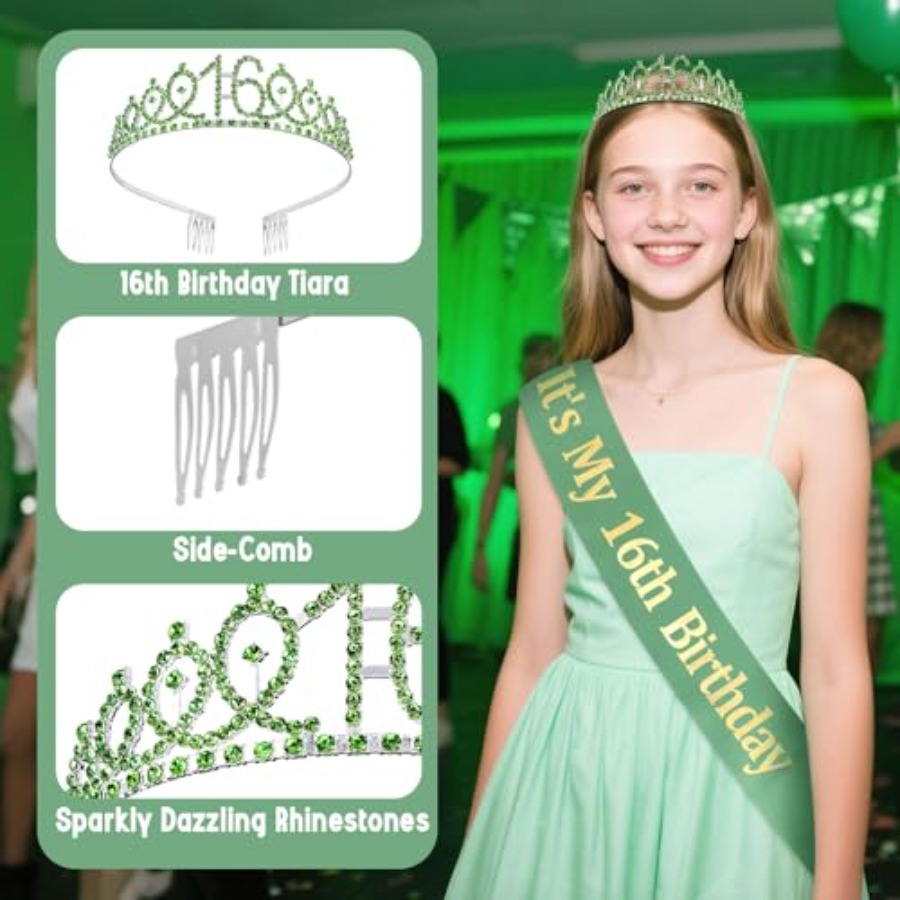Birthday Decorations for Girls - Birthday Sash Glitter review and price