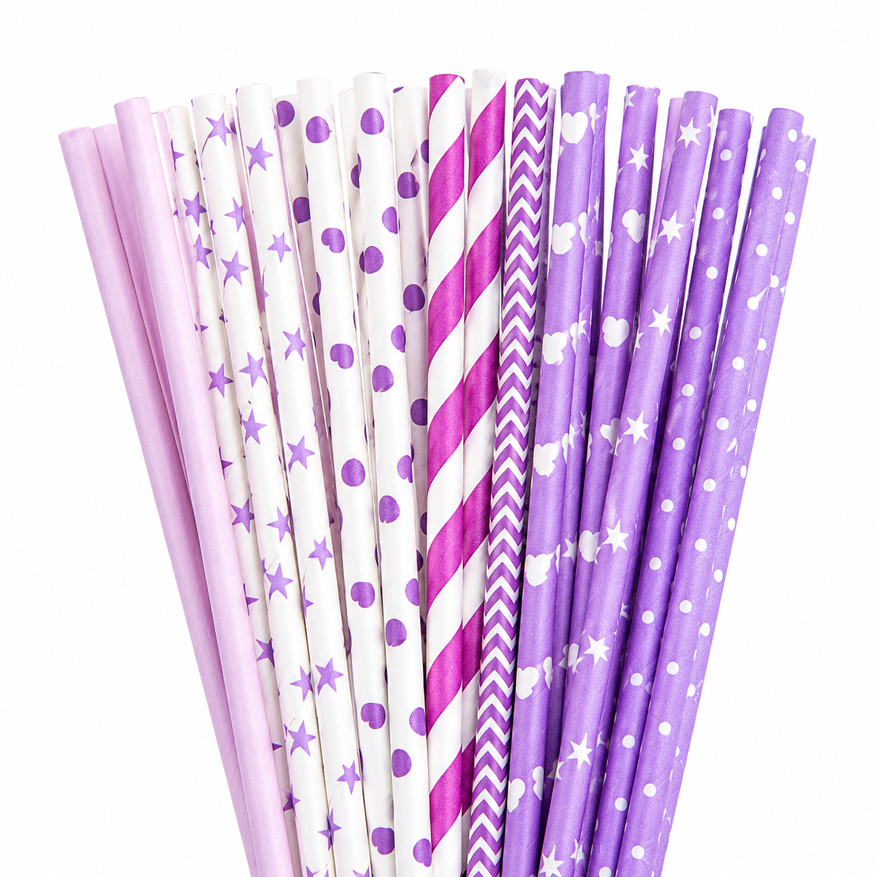 25pcs Colorful Patterned Paper - Paper Straw Color review and price