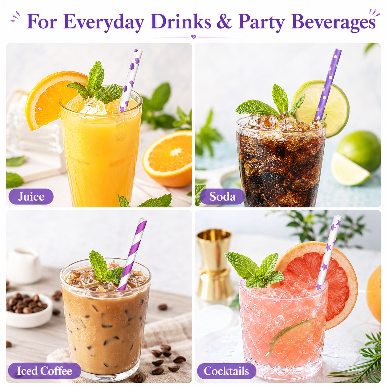 25pcs Colorful Patterned Paper - Paper Straw Color review and price