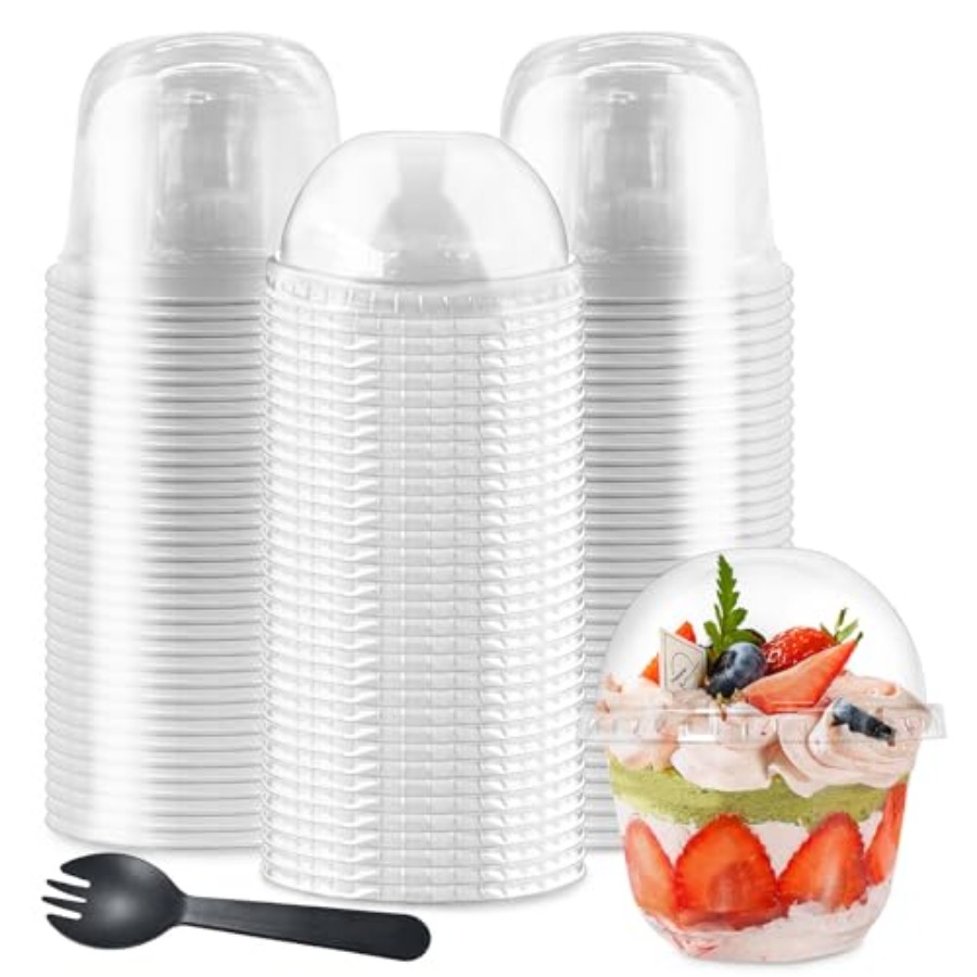 100Pcs Plastic Dessert Cups, 5 - Plastic Cup 50Pcs review and price