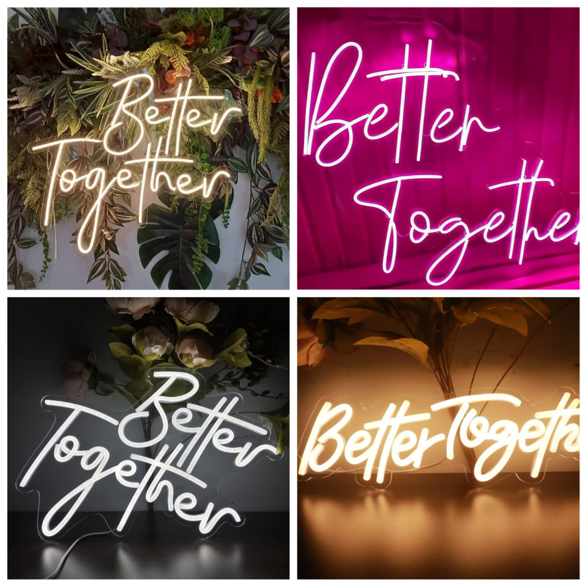 Better Together Neon Sign USB  - Neon Sign Party review and price