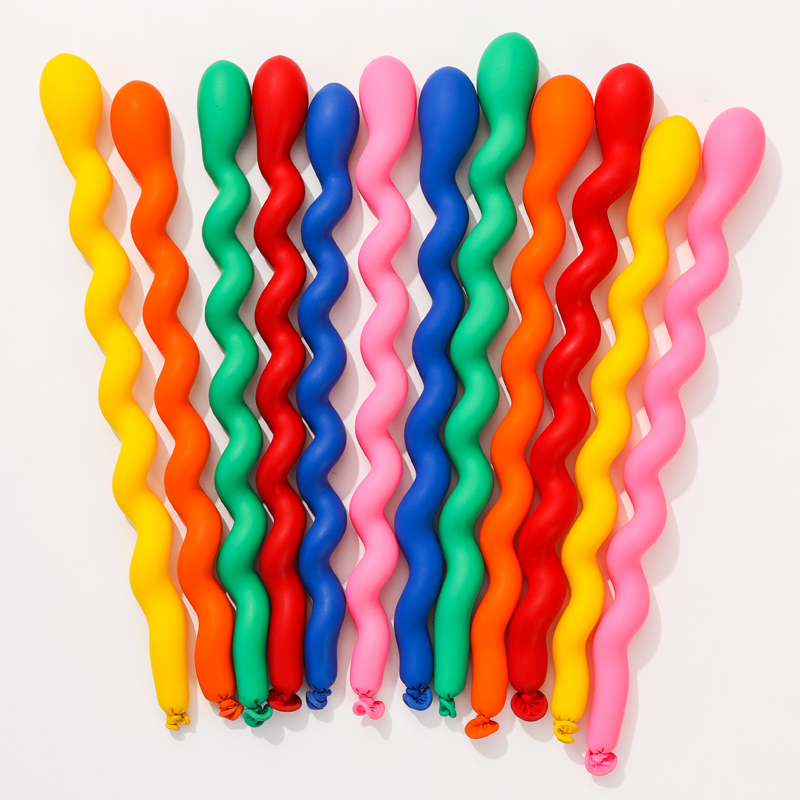 50/100/200PCS Spiral Balloons  - Balloon Pump Hand review and price