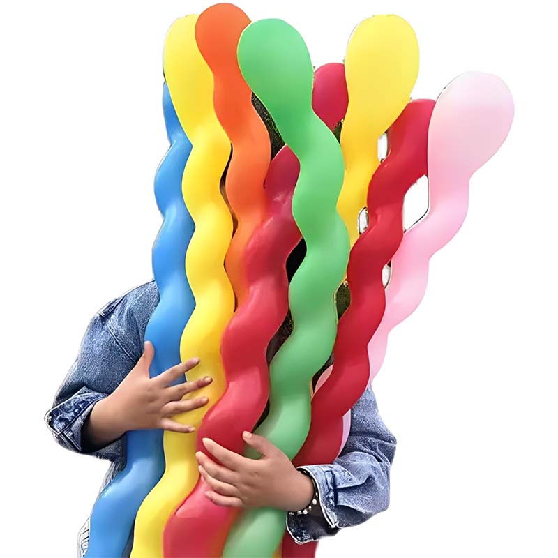 50/100/200PCS Spiral Balloons  - Balloon Pump Hand review and price