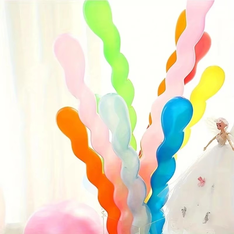 50/100/200PCS Spiral Balloons  - Balloon Pump Hand review and price