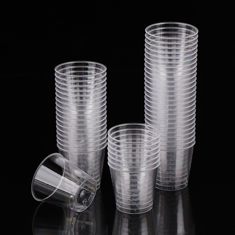 50Pcs/set Disposable Cups 30ML - Plastic Cup 50Pcs review and price