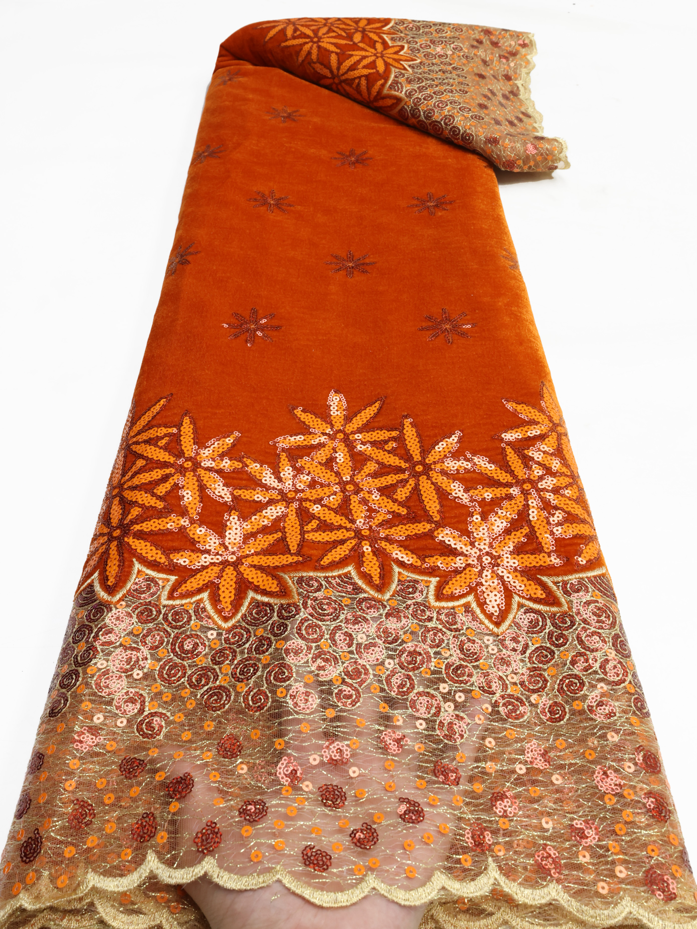 African velvet Lace Fabric Lat - Glitter Tablecloth review and price