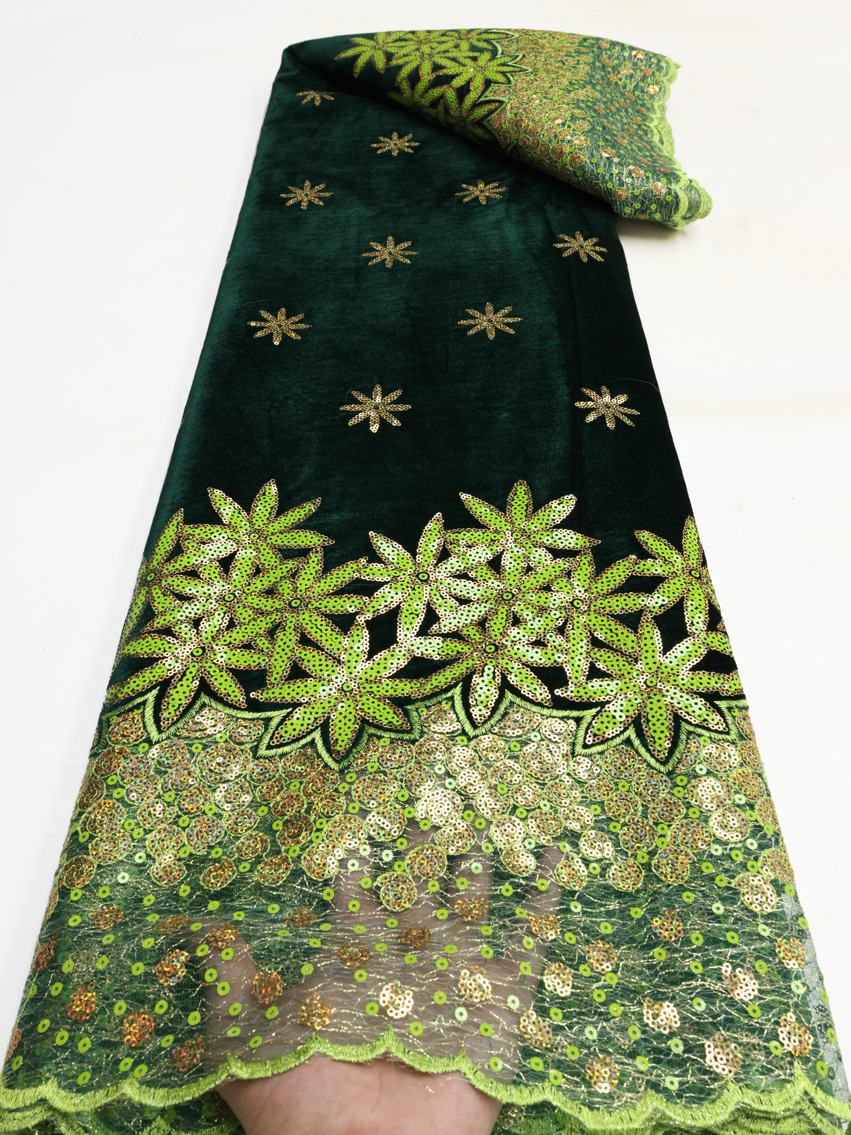 African velvet Lace Fabric Lat - Glitter Tablecloth review and price