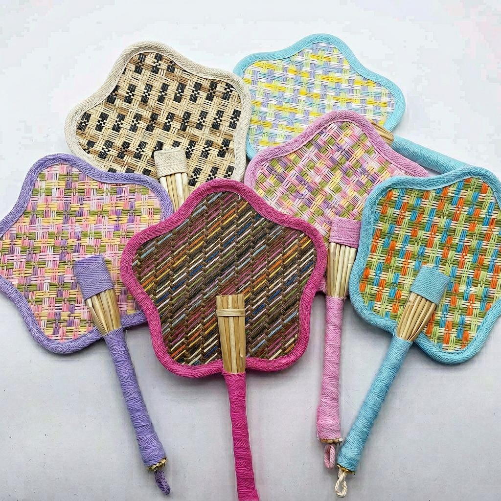 Portable Cooling Fan Colorful  - Paper Straw Color review and price