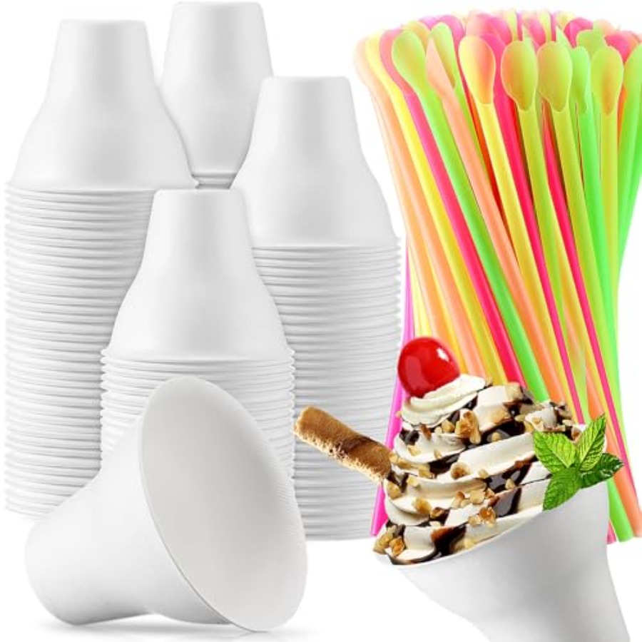 Set Snow Cone Cups and Straws  - Paper Straw Color review and price