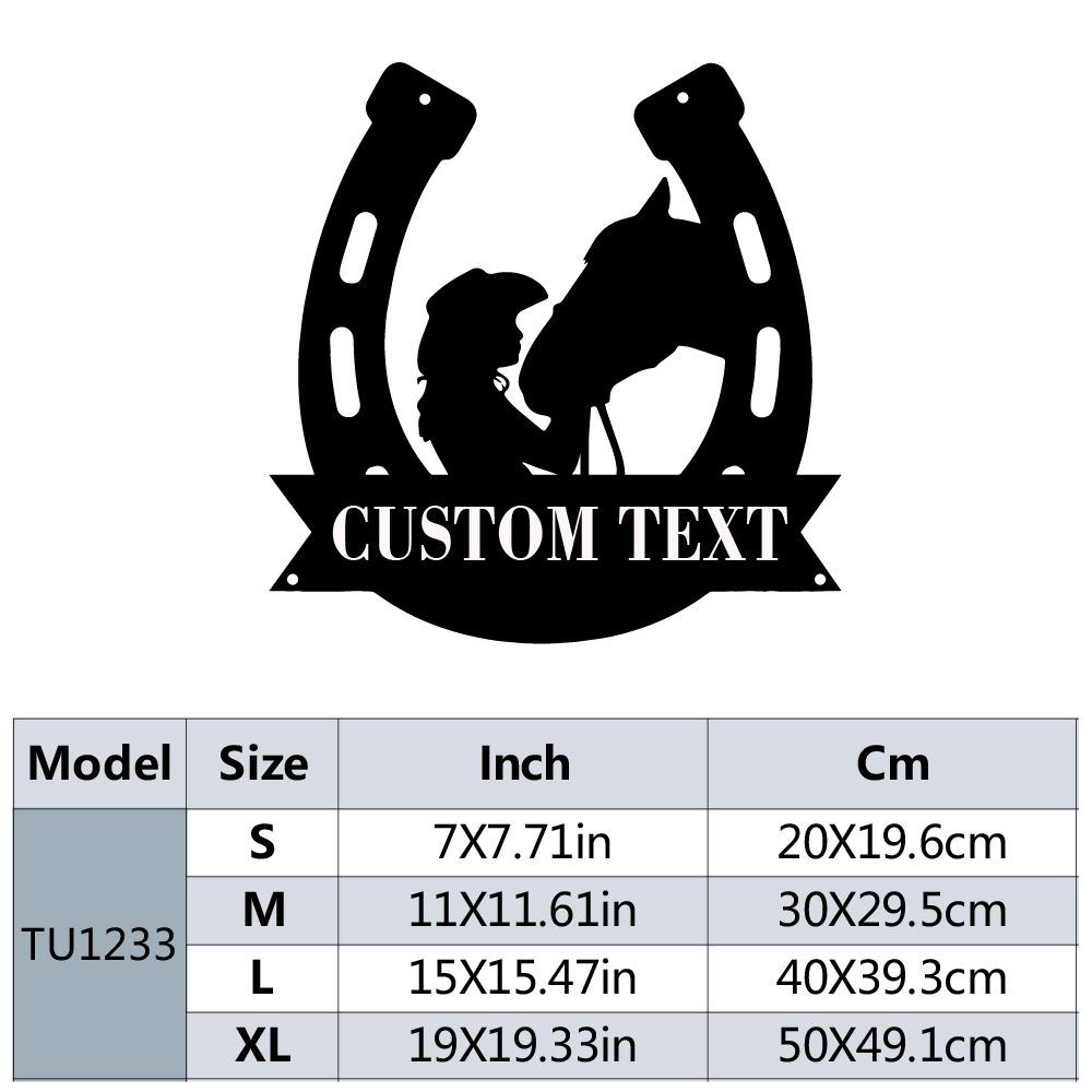1pc Fashion Customized Horsesh - Eve Party review and price