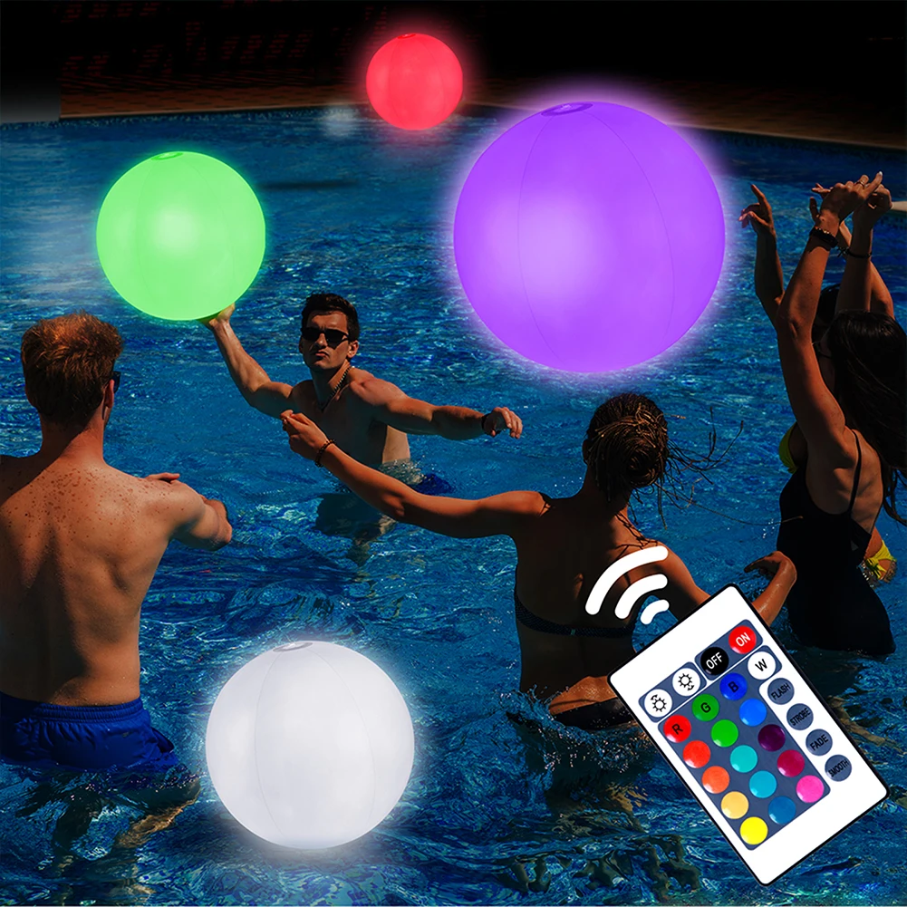 Inflatable Pool Beach Ball 16  - Led Balloon Light review and price