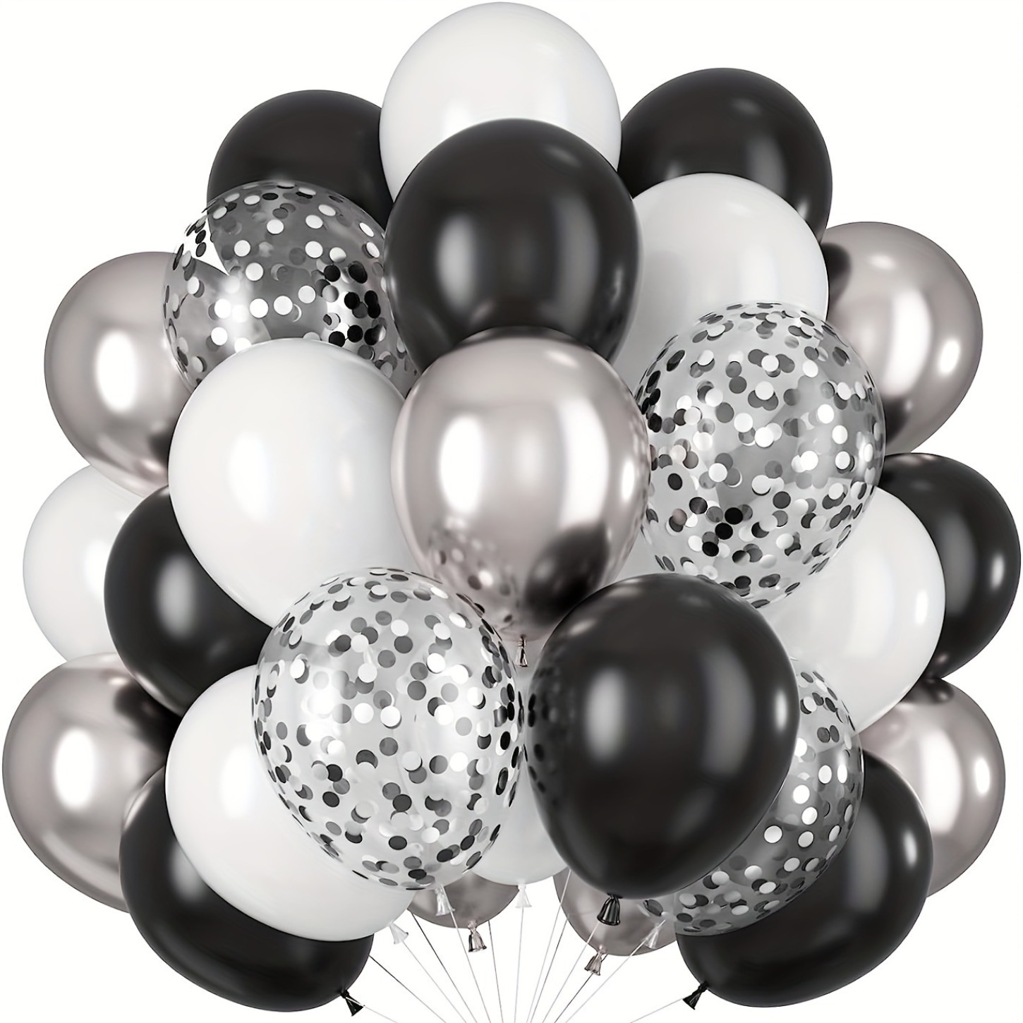 1pc/139pcs Black and White Sil - Event & Party Supply review and price