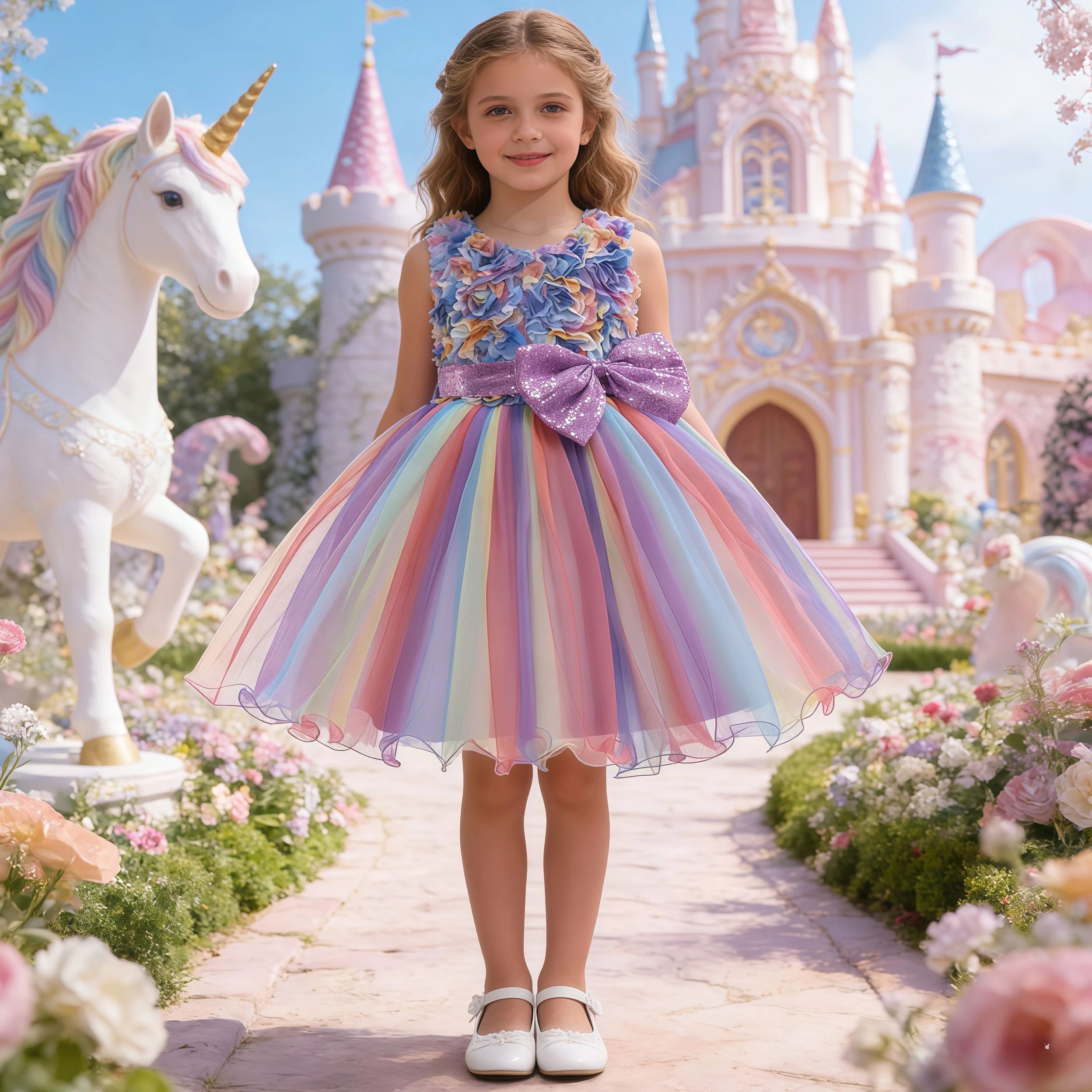 Girls Flower Sequins Tulle Rai - Glitter Tablecloth review and price