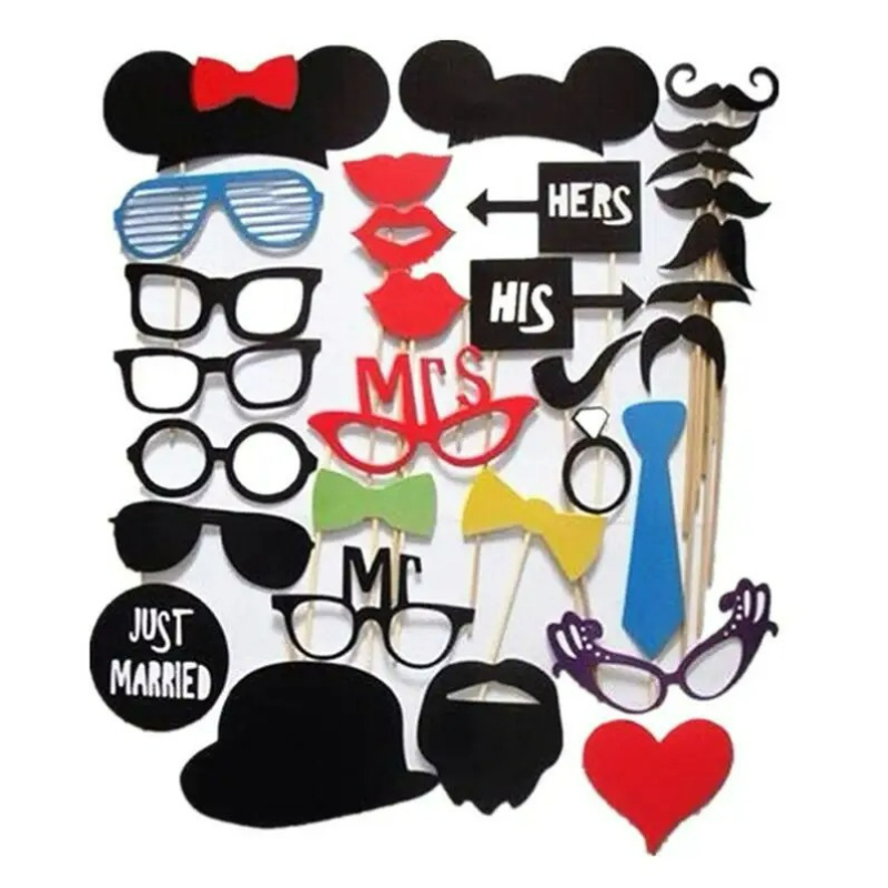 31PCS/set  Fun Wedding Decorat - Photo Booth Frame review and price