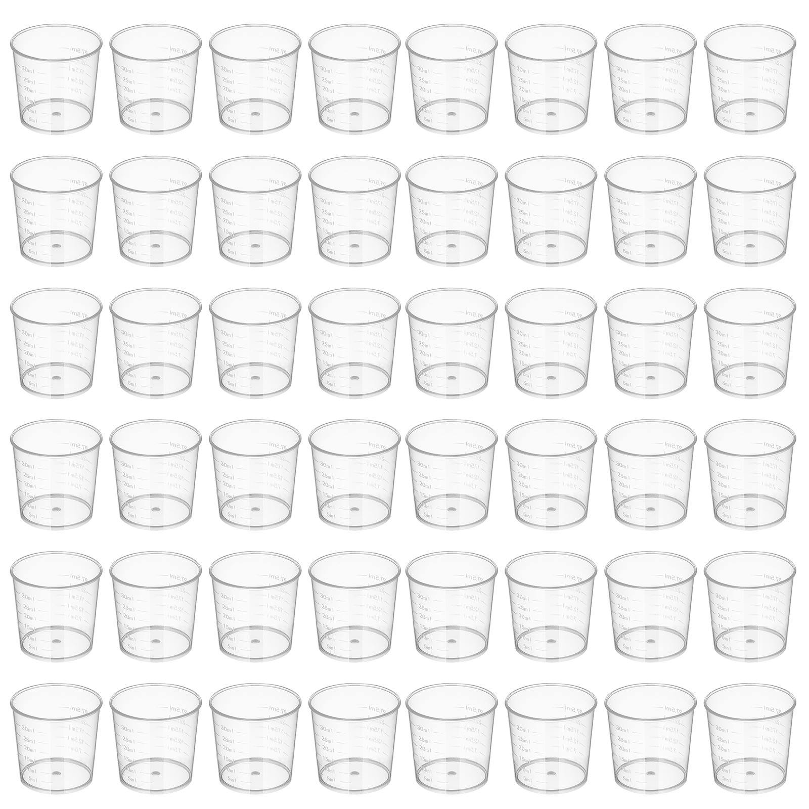 50Pcs Plastic Graduated Measur - Plastic Cup 50Pcs review and price