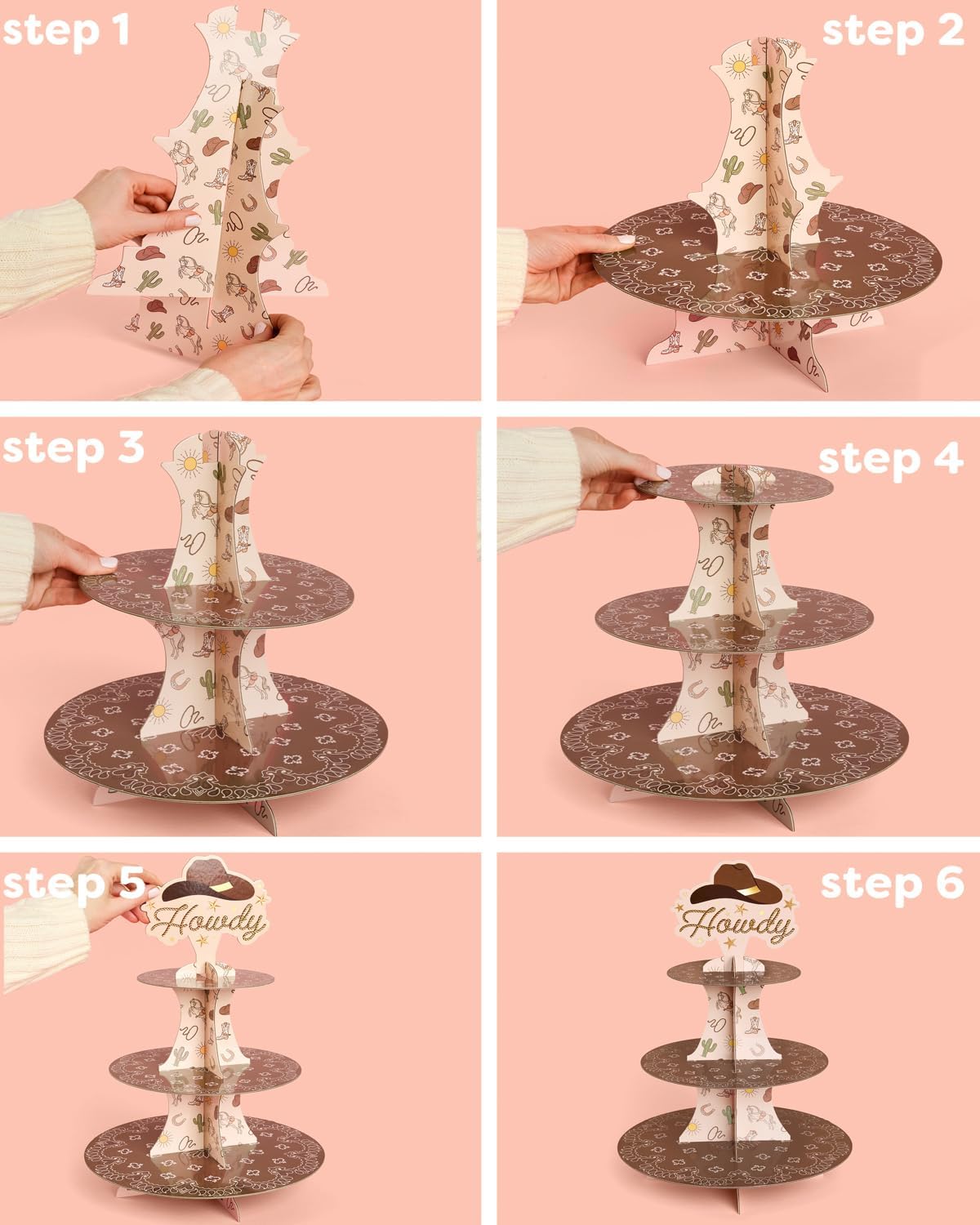 Homiva Store xo, Fetti Western - Cupcake Stand Tier review and price