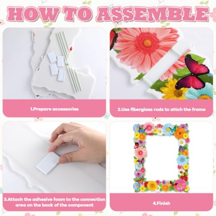 Spring Photo Booth Props Sprin - Photo Booth Frame review and price