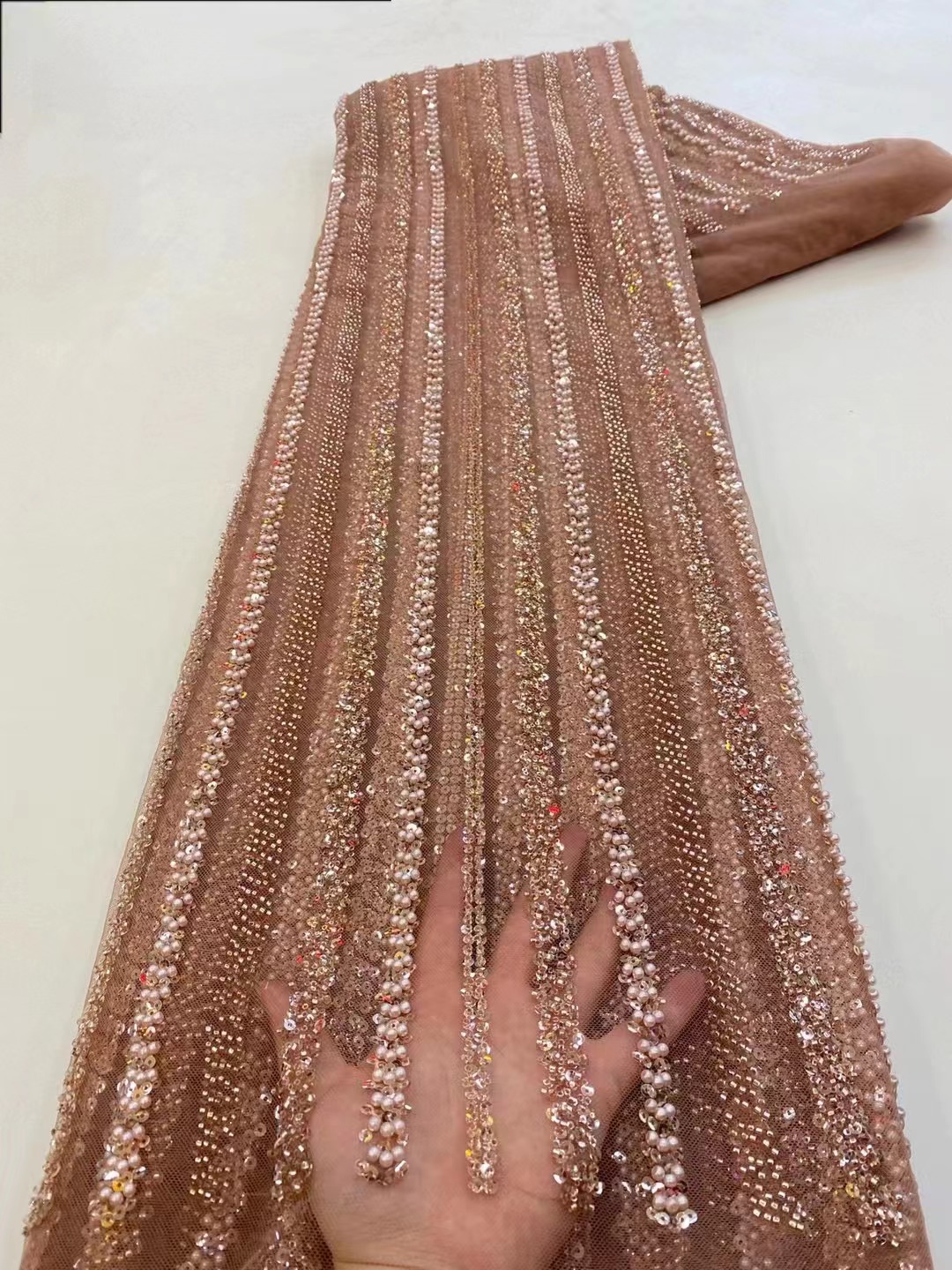 High Quality African Nigerian  - Glitter Tablecloth review and price